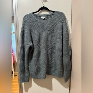 Nine West Silver Knit Sweater